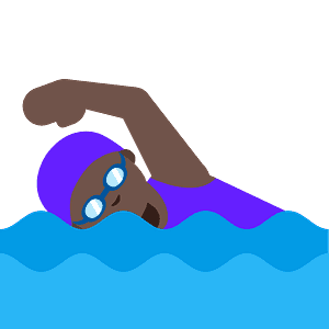 Woman swimming
