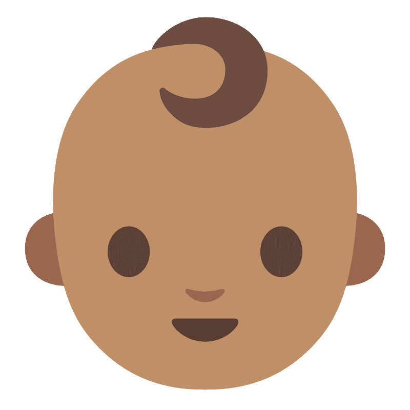 中等肤色 小宝贝