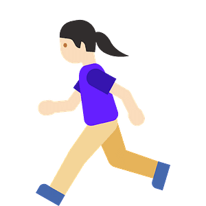 Woman running