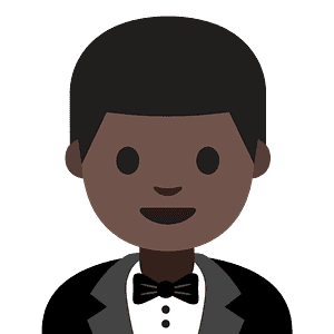 Person in tuxedo