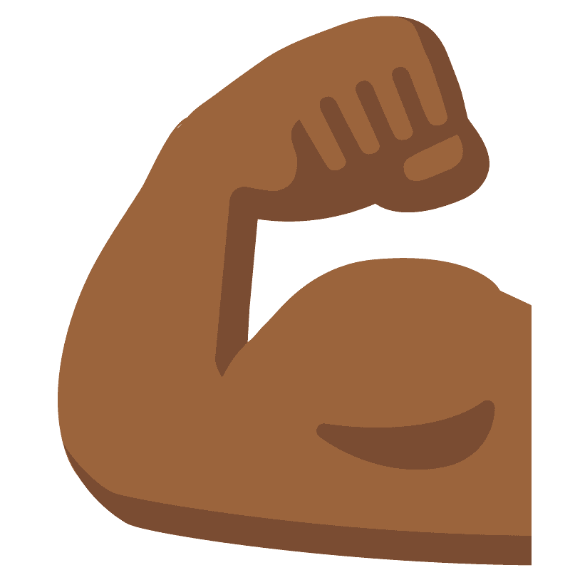 Flexed biceps