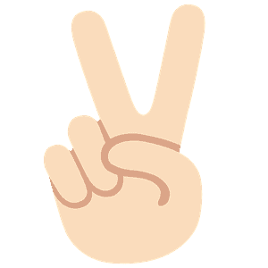 Victory hand