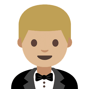 Person in tuxedo