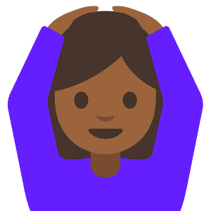Woman gesturing OK
