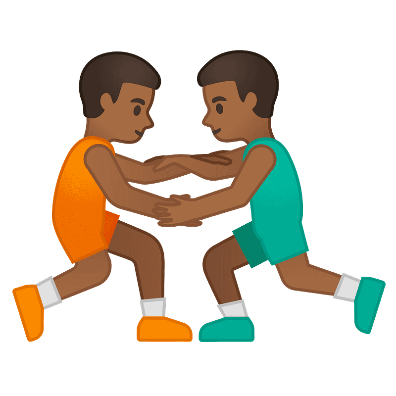People wrestling