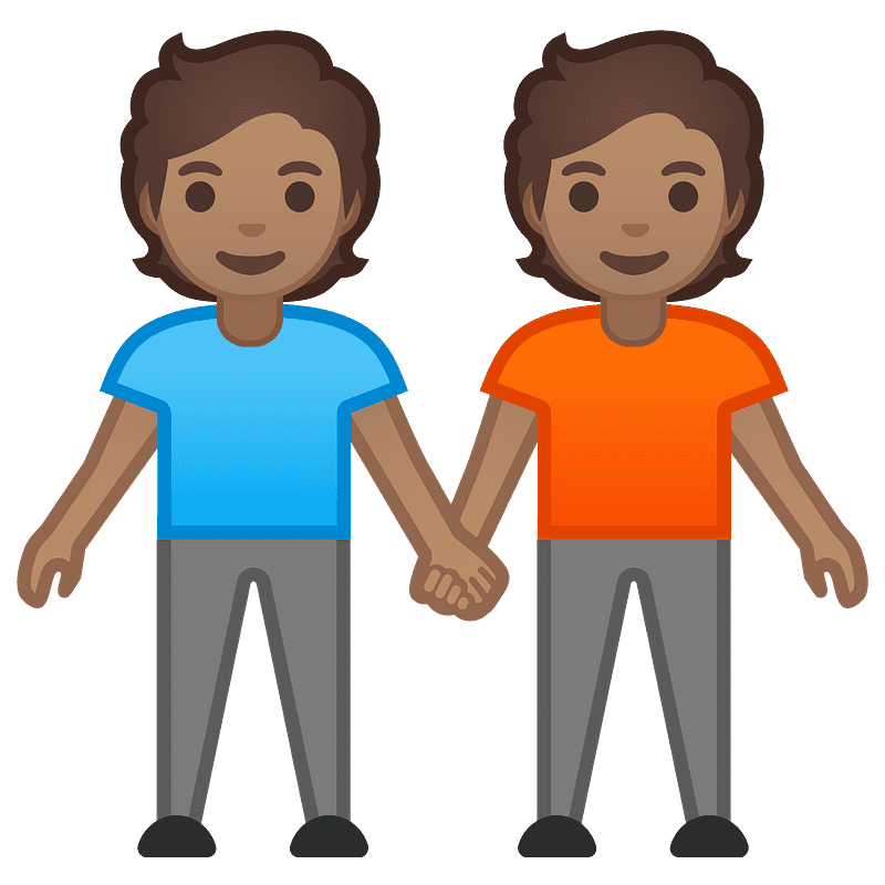 People holding hands