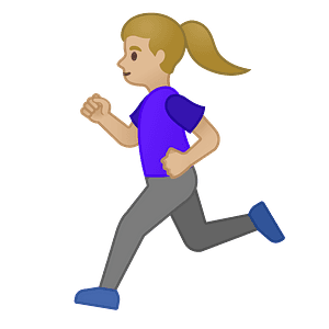 Woman running