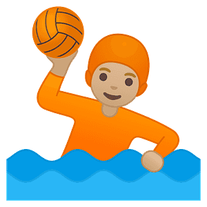 Person playing water polo