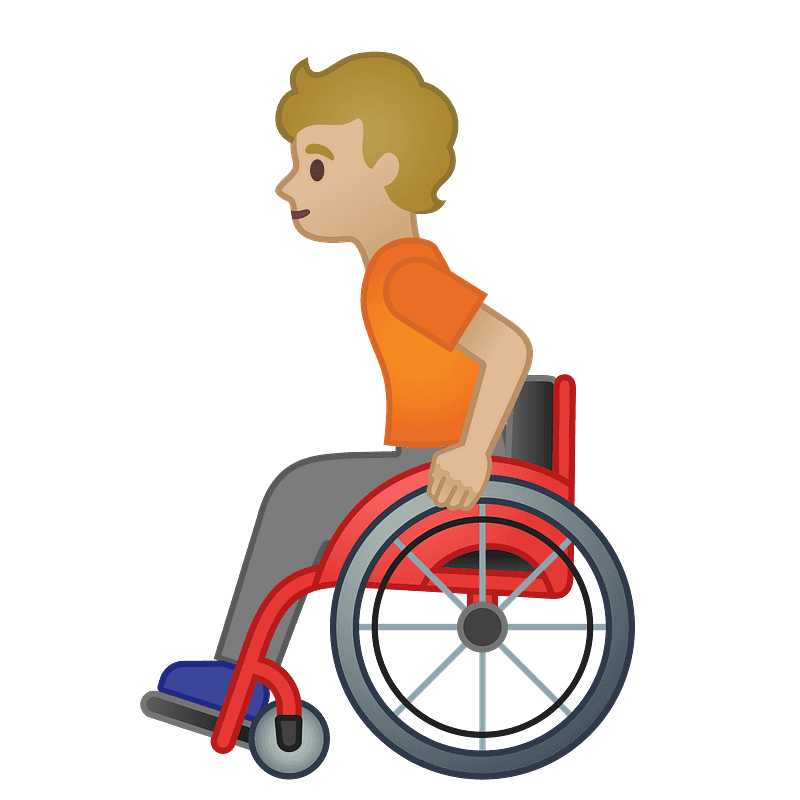 Person in manual wheelchair