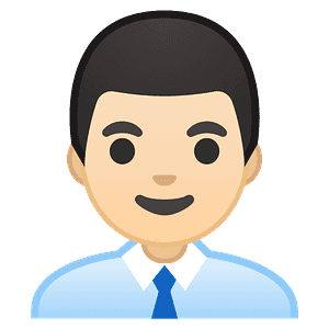 Man office worker