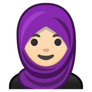Woman with headscarf