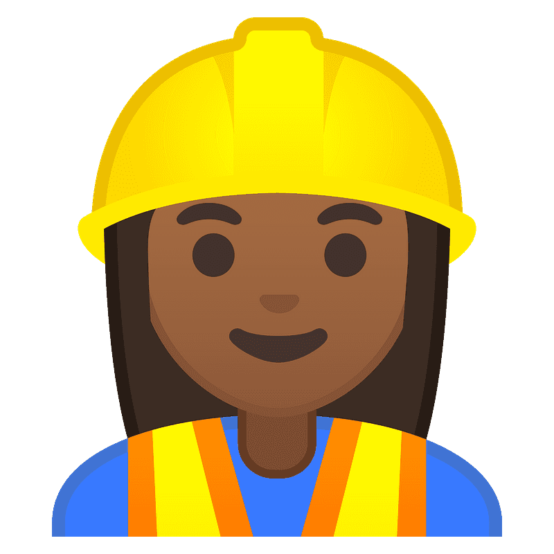 Woman construction worker