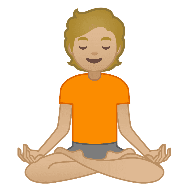 Person in lotus position