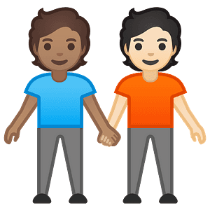 People holding hands