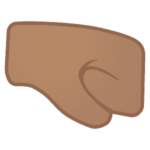 Right-facing fist