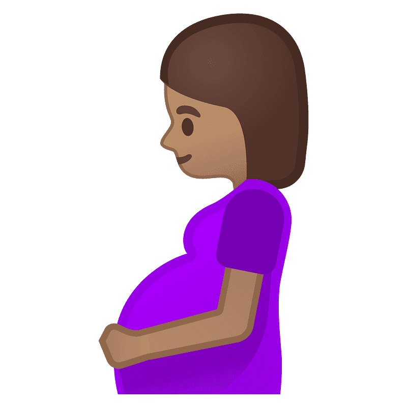 中等肤色 孕妇