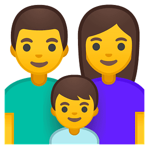 Family: man, woman, boy