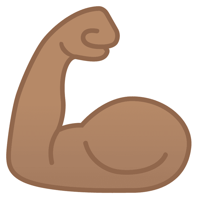 Flexed biceps