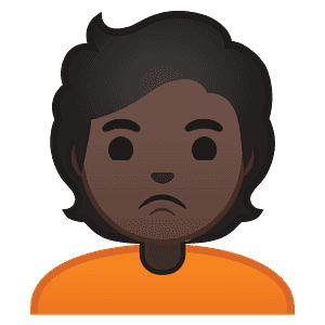 Person pouting