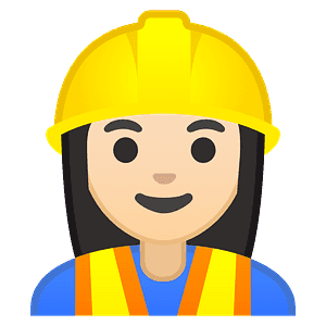 Woman construction worker