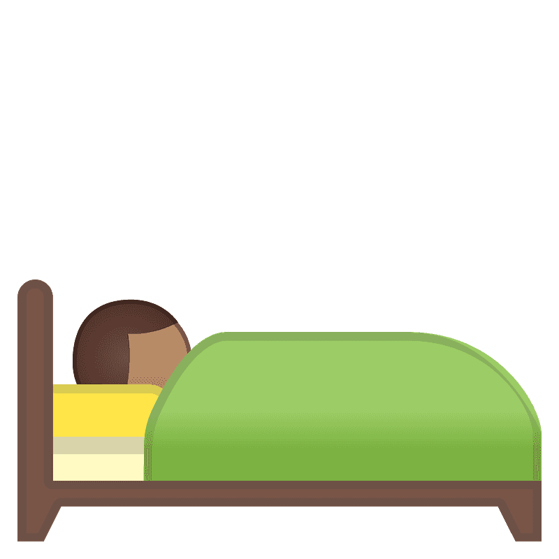 Person in bed