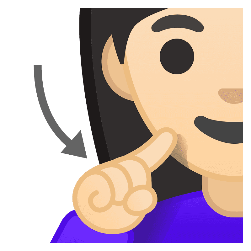 Deaf woman