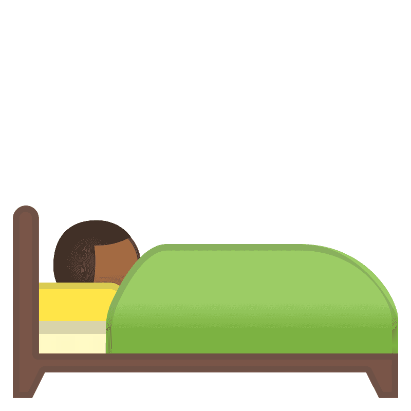 Person in bed