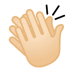 Clapping hands
