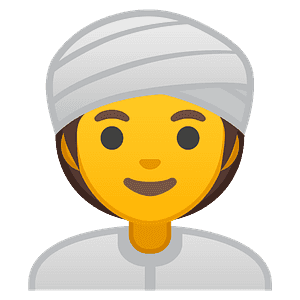 Woman wearing turban