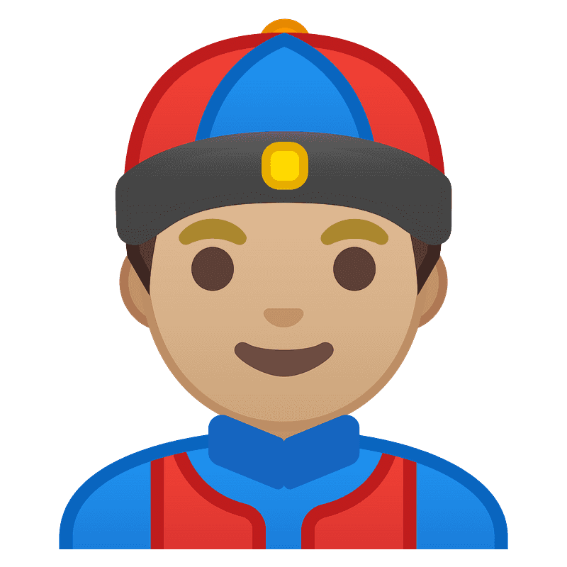 Person with skullcap