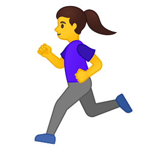 Woman running