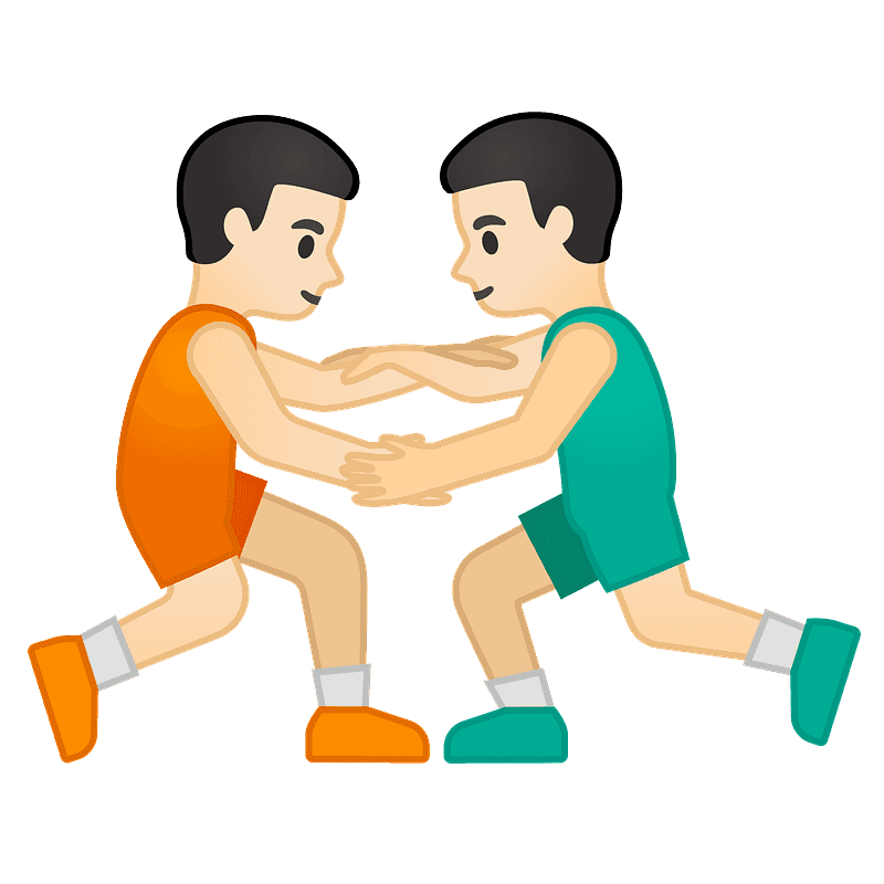 People wrestling