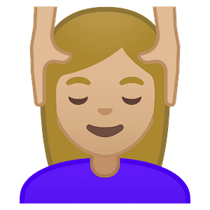 Woman getting massage
