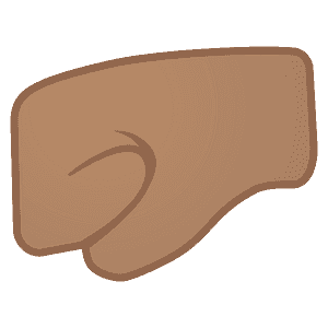 Left-facing fist