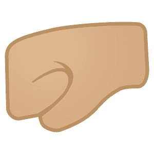 Left-facing fist