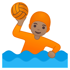 Person playing water polo
