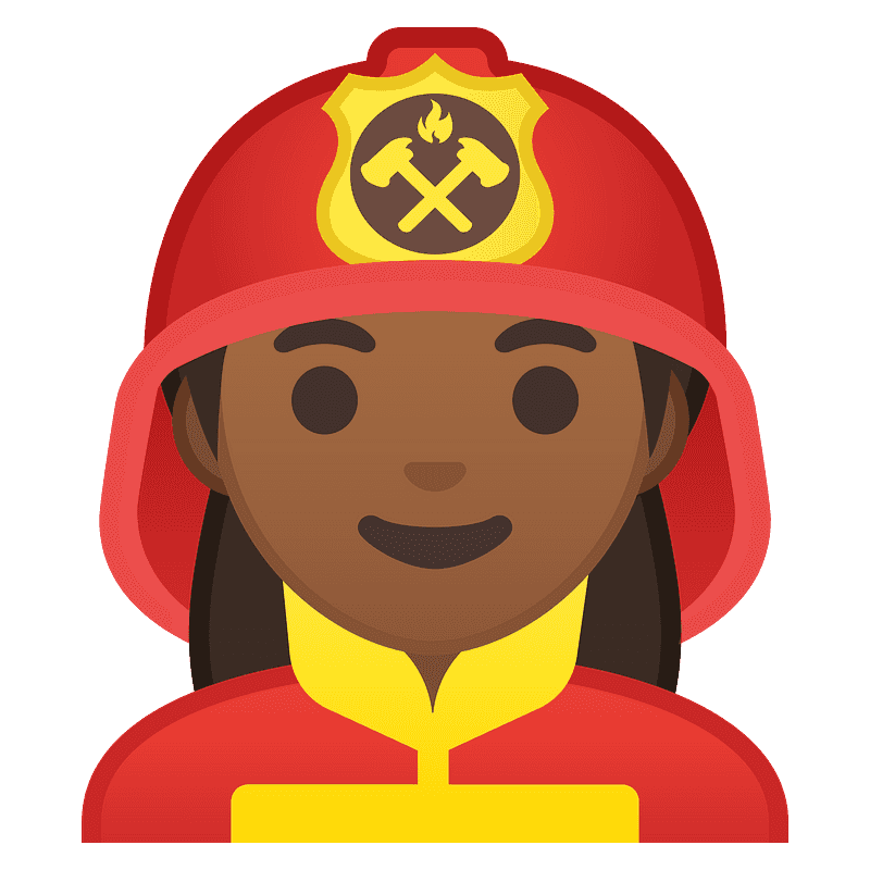Woman firefighter