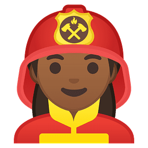 Woman firefighter