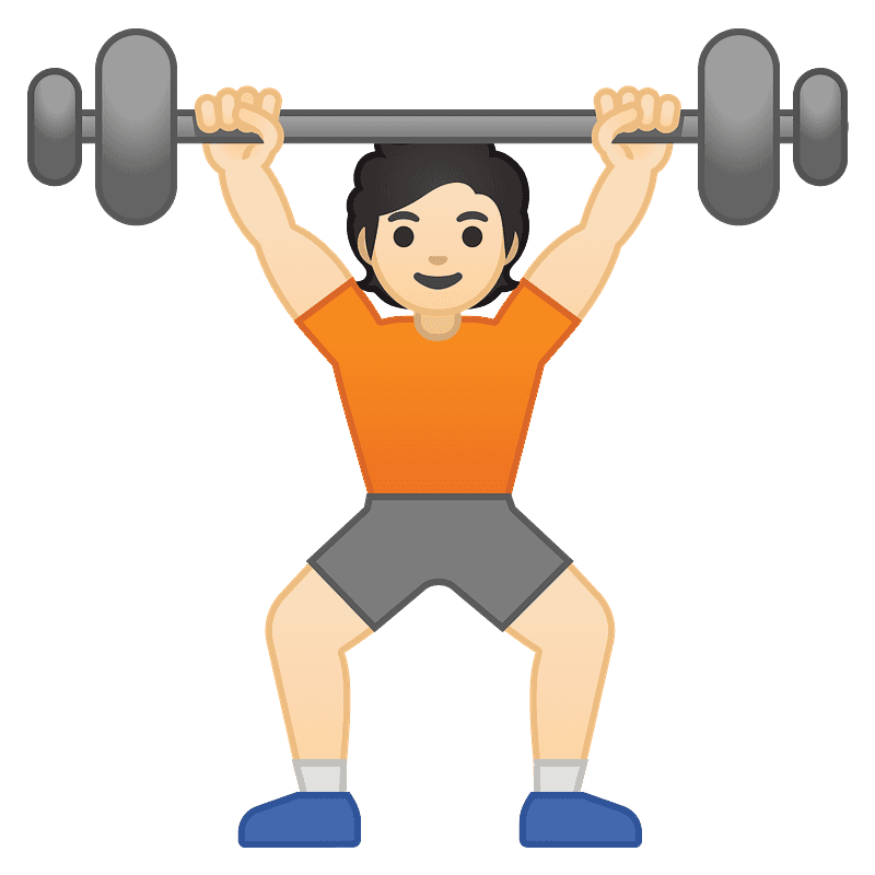 Person lifting weights