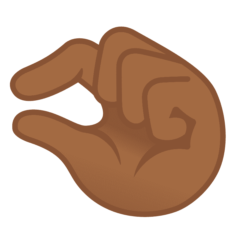 Pinching hand