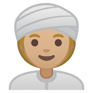 Woman wearing turban