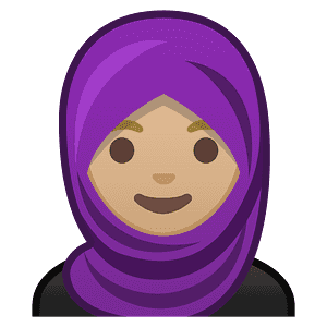 Woman with headscarf