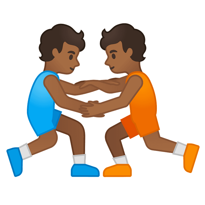 People wrestling