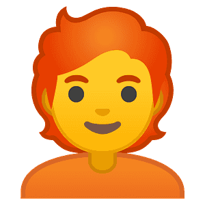 Person: red hair