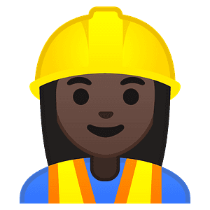 Woman construction worker