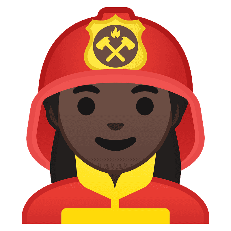 Woman firefighter