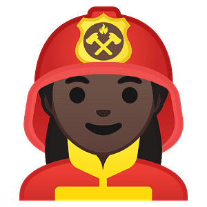 Woman firefighter