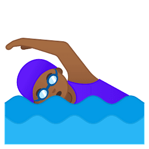 Woman swimming