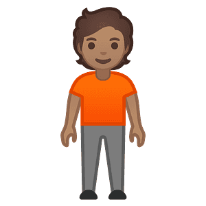 Person standing