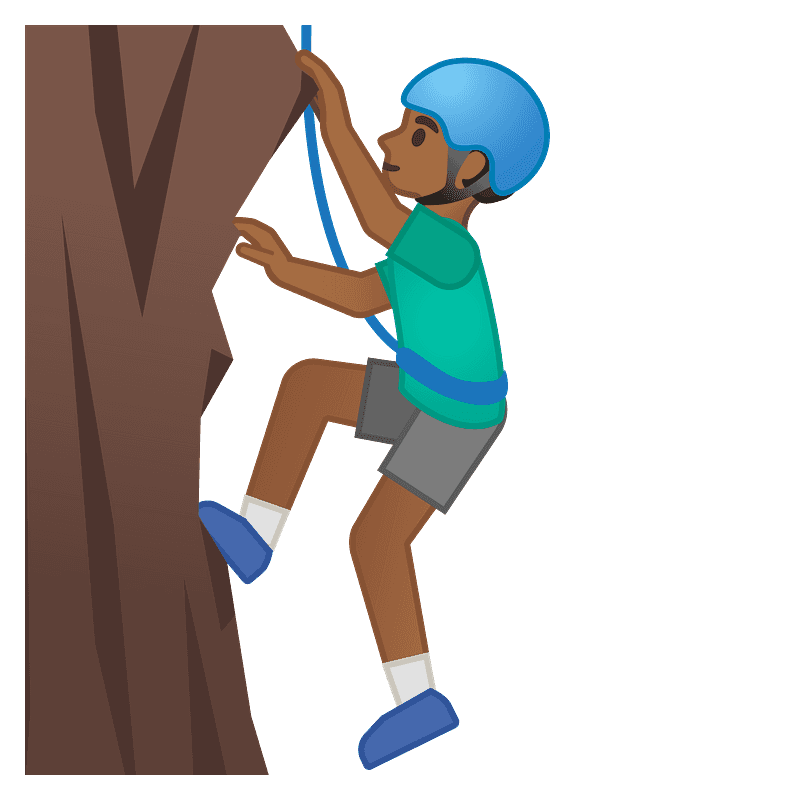 Man climbing